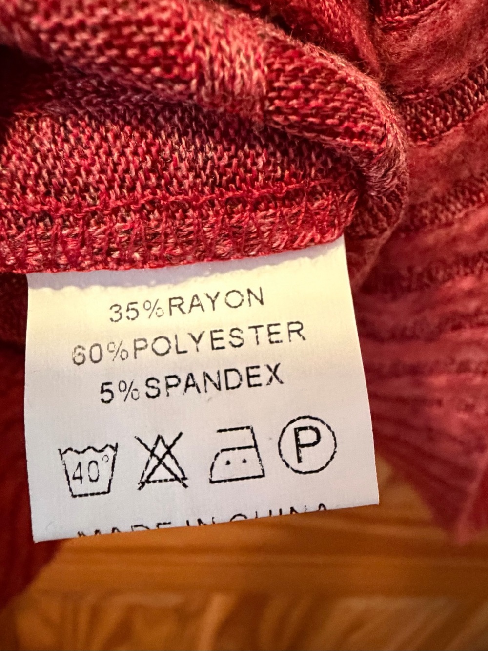Cozy Ribbed Crewneck Sweater in Deep Raspberry - Picture 7 of 8